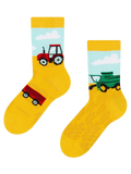 Vesele dječje čarape Traktor