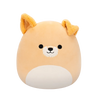 Squishmallows svijetlosmeđi pas Cooper s bijelim trbuhom, 30 cm