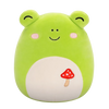 Squishmallows zelena žaba Wendy s vezom od gljiva, 20 cm