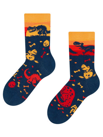 Vesele dječje čarape Svijet dinosaura