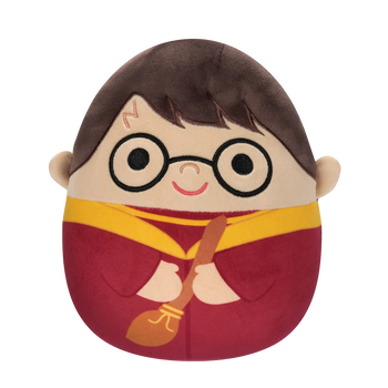 Squishmallows Harry Potter u odori za metloboj, 20 cm