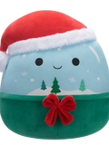 Squishmallows božićna snježna kugla Ezekiel, 20 cm
