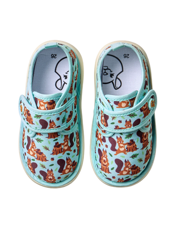 Vesele papuče za bebe Vjeverica u šumi
