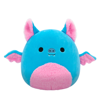Squishmallows plavi voćni šišmiš s ružičastim trbuhom Boyle, 20 cm