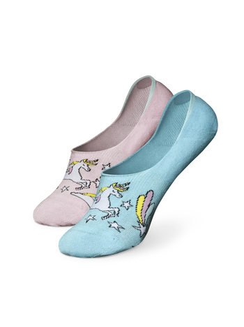 Vesele niske stopalice Šareni jednorog