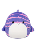 Squishmallows kitopsina Tizziano s ljubičastim prugama, 30 cm