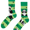 Vesele čarape Panda i pruge