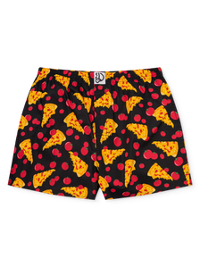 Muške vesele široke bokserice Pizza od sira