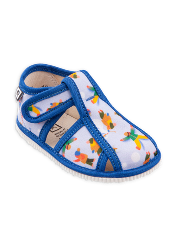 Dječje papuče sa zatvorenim prstima Zima sa snjegovićem