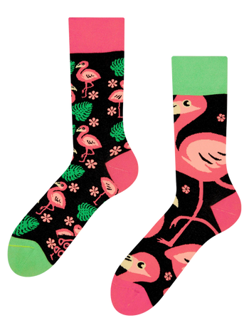 Vesele čarape Flamingosi