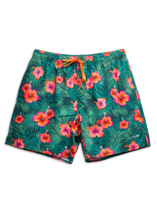 Vesele muške kupaće hlače Hibiskus