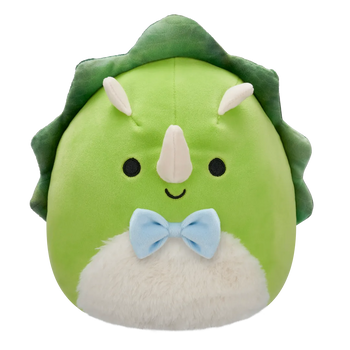 Squishmallows zeleni triceratops Tristan s pufastim trbuhom, 20 cm