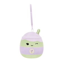 Squishmallows privjesak za ključeve – Matcha Latte Latchmi boje lavande, 9 cm