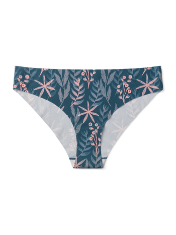 Vesele ženske bešavne gaćice Trava na noćnoj livadi