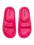 Ženske sandale s platformom roze poput maline