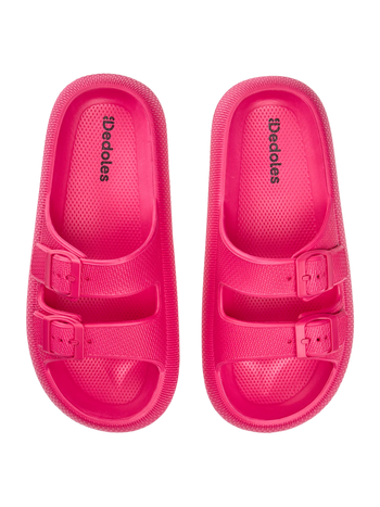 Ženske sandale s platformom roze poput maline