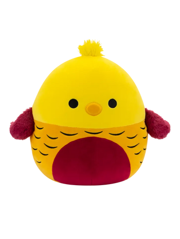 Squishmallows zlatni fazan Beck, 30 cm