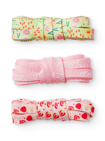 Pakiranje od 3 para veselih vezica Cvjetni vrt