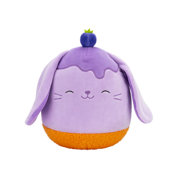 Squishmallows zeko Hansel u obliku torte od sira s borovnicama, 20 cm