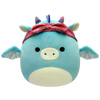 Squishmallows tamni plavozeleni zmaj s maramom Tatiana, 20 cm