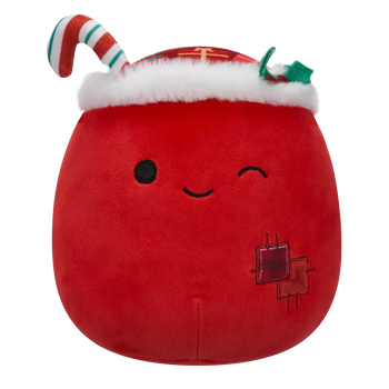 Squishmallows namigujuća vreća za poklone Carrie s patchworkom, 20 cm