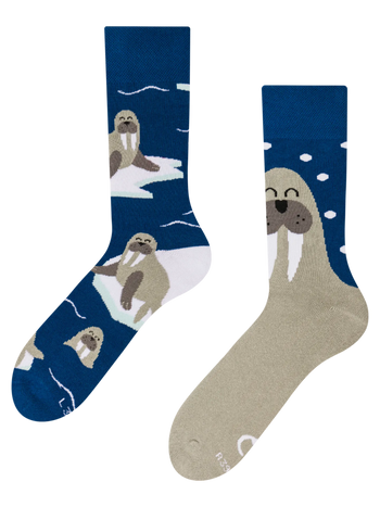 Vesele tople čarape Morž