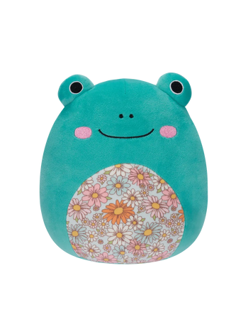 Squishmallows vodena žaba Robert sa cvjetnim trbuhom, 20 cm