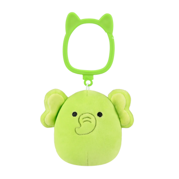 Squishmallows privjesak za ključeve – slon Franky boje limete, 9 cm