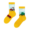 Vesele dječje čarape Traktor