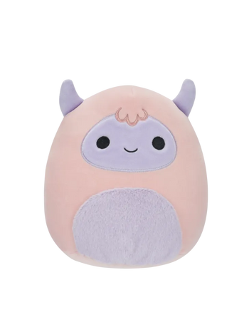 Squishmallows ružičasti i ljubičasti yeti Ronalda, 20 cm