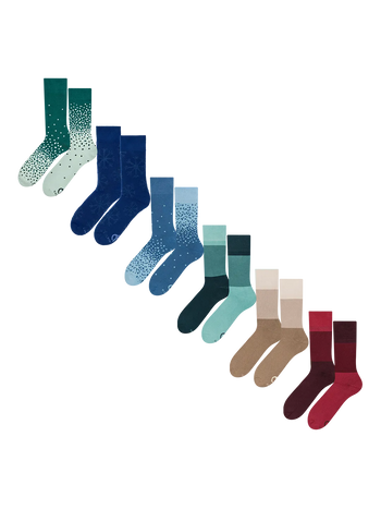 6 pari toplih čarapa – Miks boja