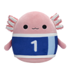 Squishmallows aksolotl Archie s nogometnim dresom, 20 cm