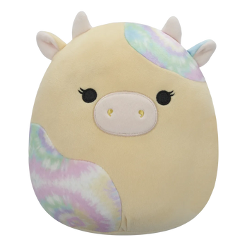 Squishmallows krava s tie-dye mrljama Rina, 20 cm