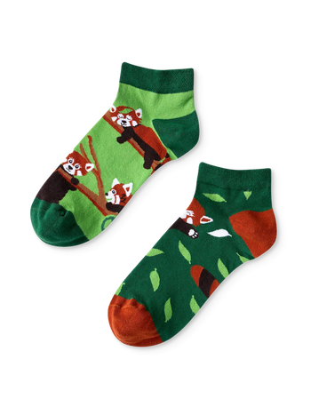 Vesele stopalice Crvena panda