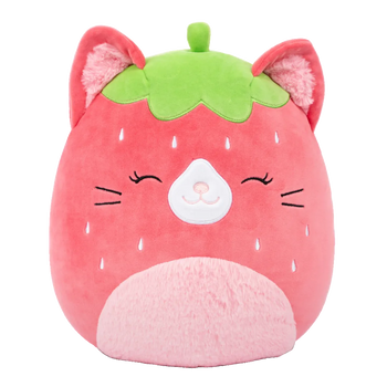 Squishmallows mačka jagoda Olma, 13 cm