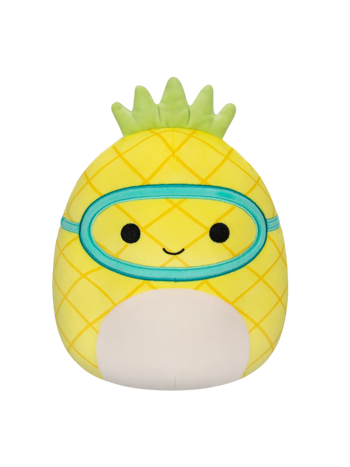 Squishmallows Maui ananas s maskom za ronjenje, 20 cm