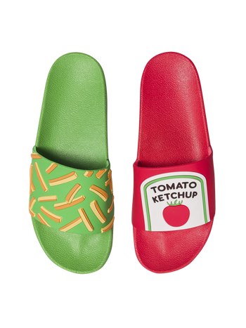 Vesele natikače Pomfrit s kečapom