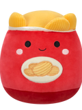 Squishmallows crvena vrećica čipi čipsa Ansel, 20 cm