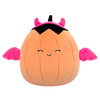 Squishmallows pastelnonarančasta bundeva u ružičastom kostimu vraga Margie, 20 cm
