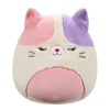 Squishmallows Fuzzamallows ružičasta i ljubičasta kaliko mačka, 30 cm