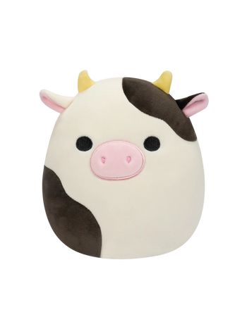 Squishmallows crno-bijela krava Connor, 20 cm