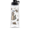 Vesela boca za vodu Siva mačka 700 ml