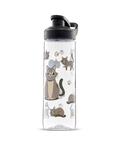 Vesela boca za vodu Siva mačka 700 ml
