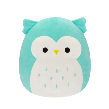 Squishmallows Plavozelena sova Winston, 20 cm
