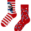 Vesele tople dječje čarape Razigrana panda