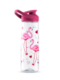 Vesela boca za vodu Plamenci i srca 700 ml