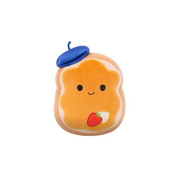Squishmallows francuski tost Ennui s beretkom, 30 cm