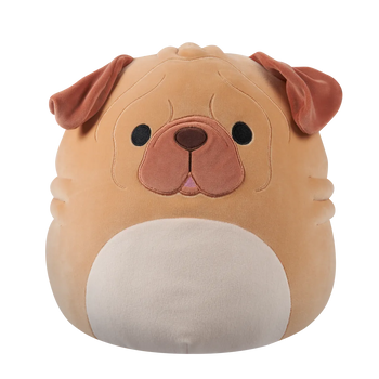Squishmallows smeđi shar pei Morton, 30 cm