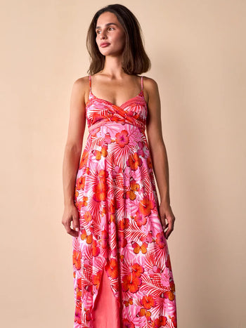 Veseli sarong za plažu Hibiskus