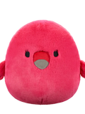 Squishmallows Fuzzamallows ružičasti plamenac Cookie, 30 cm